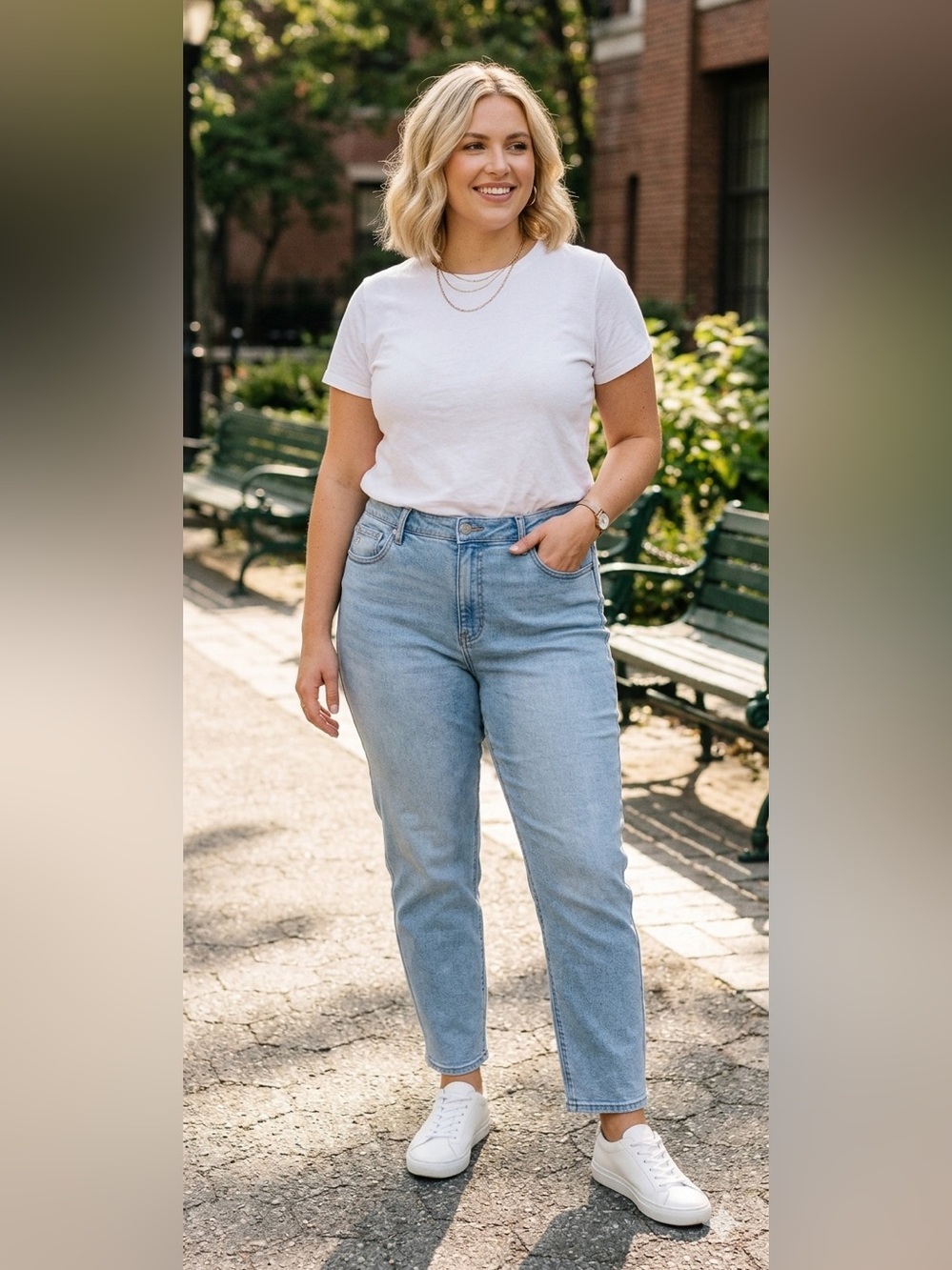 RE generation Light Blue High-Rise Skinny Jeans — Women